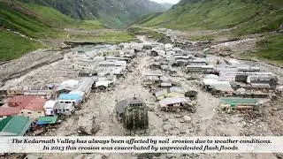 Reconstruction of destroyed roads at Kedarnath Temple