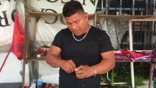 Esculturas de marfil vegetal. Panama 2017