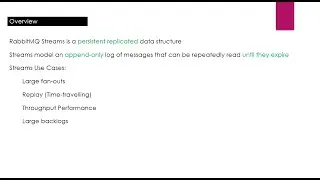 041 - RabbitMQ – Stream - Introduction