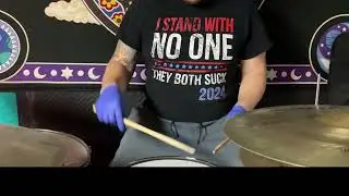 Aaron Wittman playing a Reverse Re-ring Bellbrass 14x6