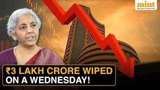 Пять причин, по которым Sensex упал почти на 400 пунктов сегодня; 34 из 50 лучших акций в красной...