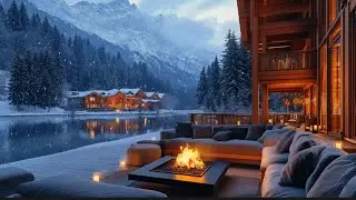 Cozy Winter Ambience ❄️ | Relaxing Music for Deep Calm & Sleep  