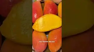 sweet red mango everyone's favorite #mango #fruits #fyp