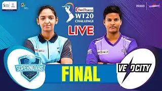 Live Women's T20 Challenge 2022 | Supernovas vs Velocity | SNO vs VEL | Final | Live Commentary