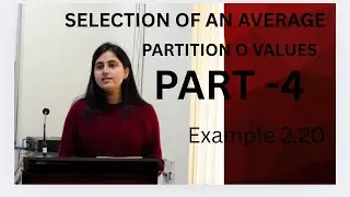 FMS-PART -4: PARTITION VALUEs /EXAMPLE :2.20#statisticstutorials #learningstatistics #beginners 