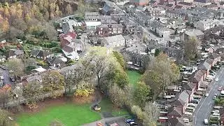Newhey England from the air