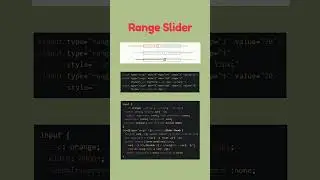 Responsive Range Slider 
