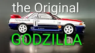 The origin story of the GODZILLA skyline explained through diecast 