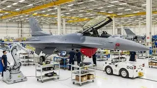 Inside the F-16 Fighting Falcon FactoryBuilding the World's Most Fearsome Fighter(The Whole Process)