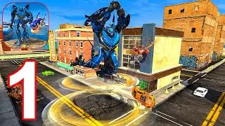 Shark Robot Transformation Game - Gameplay Walkthrough Part 1 (Android, iOS)