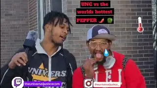 The Pepper Challenge with Unc Went Left REAL FAST 😳🌶️