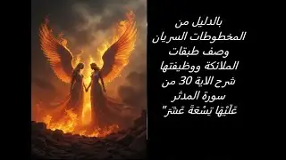 بالدليل القاطع من المخطوطات السريانية معنى  عَلَيْهَا تِسْعَةَ عَشَرَ