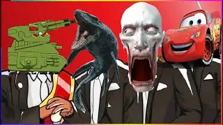 TANK EATER & MOSASAURS & SCP 096 EATER & MCQUEEN EATER (MONSTER) - Astronomia Coffin Dance COVER
