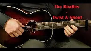 How to play BEATLES - TWIST AND SHOUT Acoustic Guitar Lesson - Tutorial