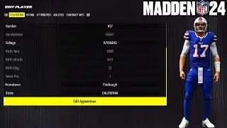 Madden 24 - How to edit player gear, equipment, and appearance