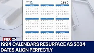 1994 calendars are back: 2024 dates match up