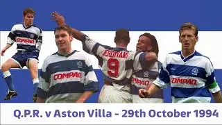 QPR v Aston Villa - 1994/95