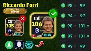 Riccardo Ferri 106 BEST TRAINING with Booster, Max Level, Player Progression eFootball 2026