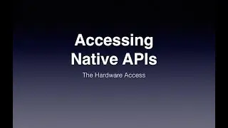 Accessing Native APIs in PhoneGap | PhoneGap Native APIs | PhoneGap