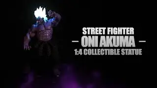 PCS Street Fighter Oni Akuma 1:4 Statue preview