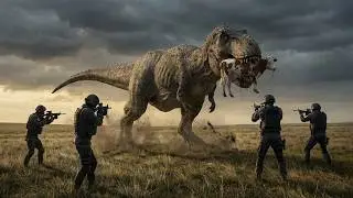 Brave Team Rescues Cows from T Rex Attack