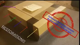 D&J restoration # 6 Yellowed Nintendo Entertainment System (NES) Restoration+Retrobright (bilingual)
