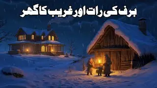 A Snowy Night and Two Homes | A Heart-Touching Moral Story | Urdu Kahaniyan | Kahani | Stories