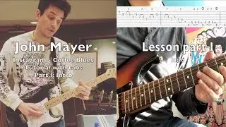 John Mayer - Instagram Coffee Blues | Guitar tutorial with tabs