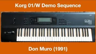 Korg 01/W - Demo Sequence - Don Muro (1991)