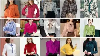 Modern Office Wear Blouse Designs 2026/Blouse Designs For Business Women 2026 For USA,Chinese,UAE