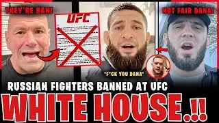 RUSSIAN FIGHTERS BANNED at UFC WHITE HOUSE! | Conor McGregor CONTRACT VOIDED?!