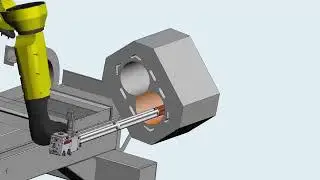 Laser Cladding Machine Test Samples - 3D Offline program software simulates equipment operation path