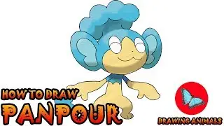 How To Draw Panpour Pokemon | Drawing Animals