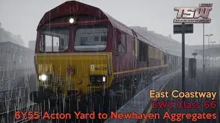 6Y55 Acton Yard to Newhaven Aggregates - East Coastway - Class 66 - Train Sim World 2020
