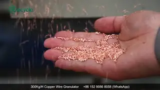 Cable Wire Recycling Granulator: Separate Copper and PVC Plastic
