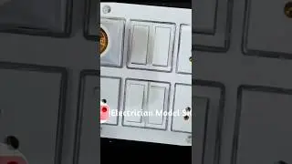 3 Socket aur 1 Holder ki Proper Wiring | ElectricianTrick⚡  #ElectricalWiring#SocketWiring