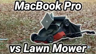 MacBook Pro против газонокосилки (Уничтожение)