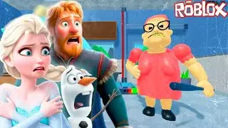 Замороженная Эльза: СБЕГ ИЗ ДОМА БАБУШКИ БАРРЫ в Roblox