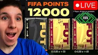 OPENING FIFA PACKS WORTH 12,000 FIFA POINTS ON STREAM!!