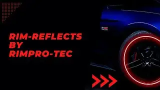 White reflective rim tape | Reflective tape on rims | Rim reflectors | RimPro-Tec