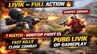 🔥 PUBG Mobile Livik Map Gameplay | Hindi Commentary 🔥
