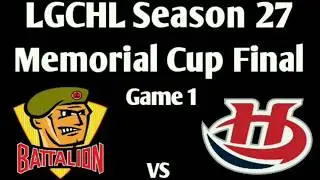 MEMORIAL CUP FINAL (Game 1)
