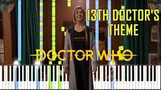 13th Doctor's Theme (Unreleased) - Doctor Who [Synthesia Piano Cover]