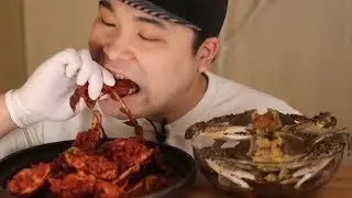 밥도둑 양념게장과 간장게장 먹방~!! 리얼사운드 social eating Mukbang(Eating Show)