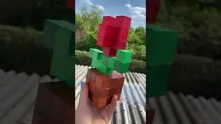 Minecraft Flower DIY 🌷✨