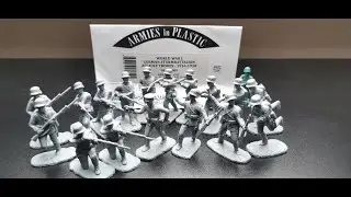 Armies in plastic WW1 German stormtroopers toy soldiers review