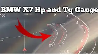 BMW X7  Horsepower and Torque Gauge
