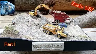 Diorama GOLD RUSH Alaska - Step by Step - Scale 1/87 - Part I