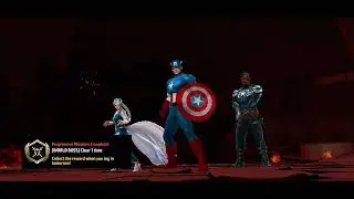 Marvel Future Fight - World Boss Legend - Dark Phoenix (8) - Captain America (Back to Basics)