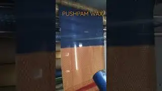 #finishing SAREE POLISHING WITH SOFT AND SHINING